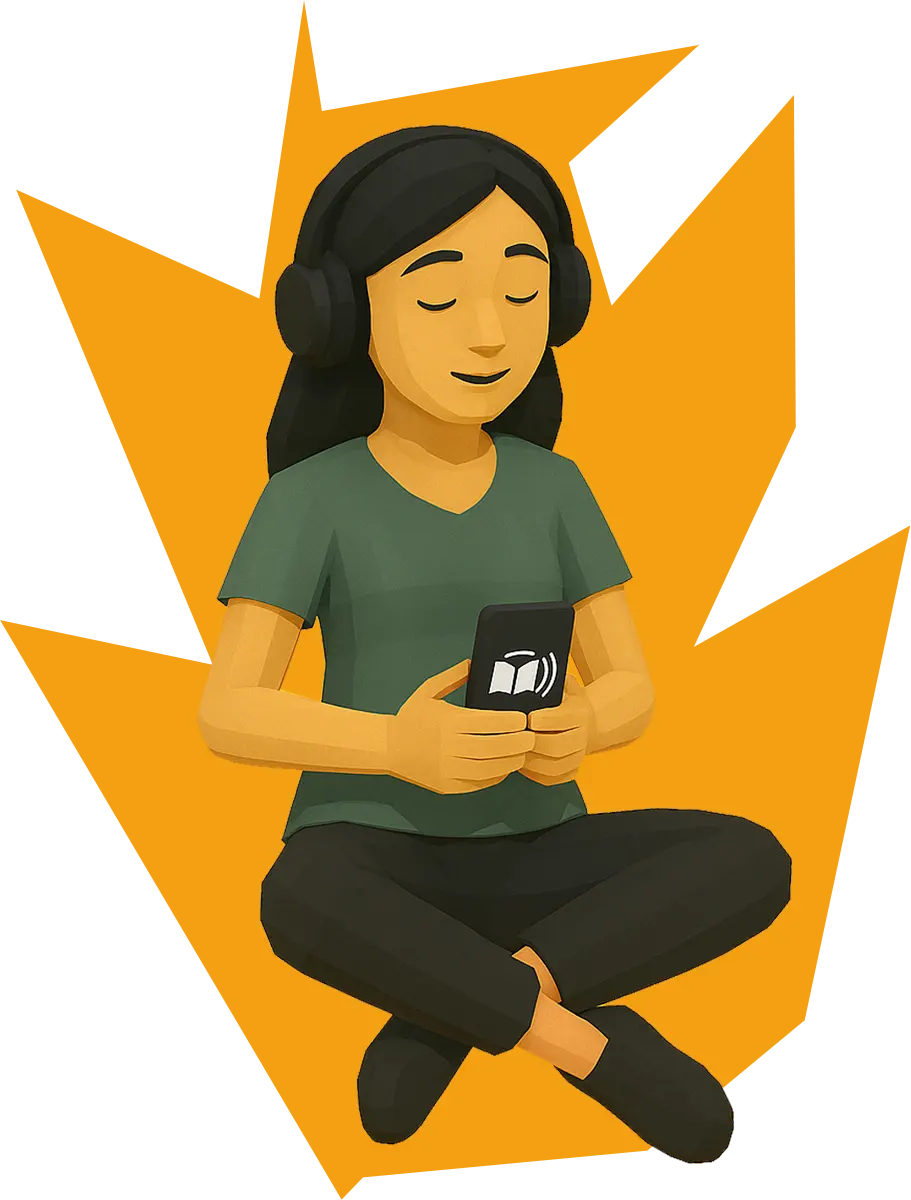 Illustration livre audio