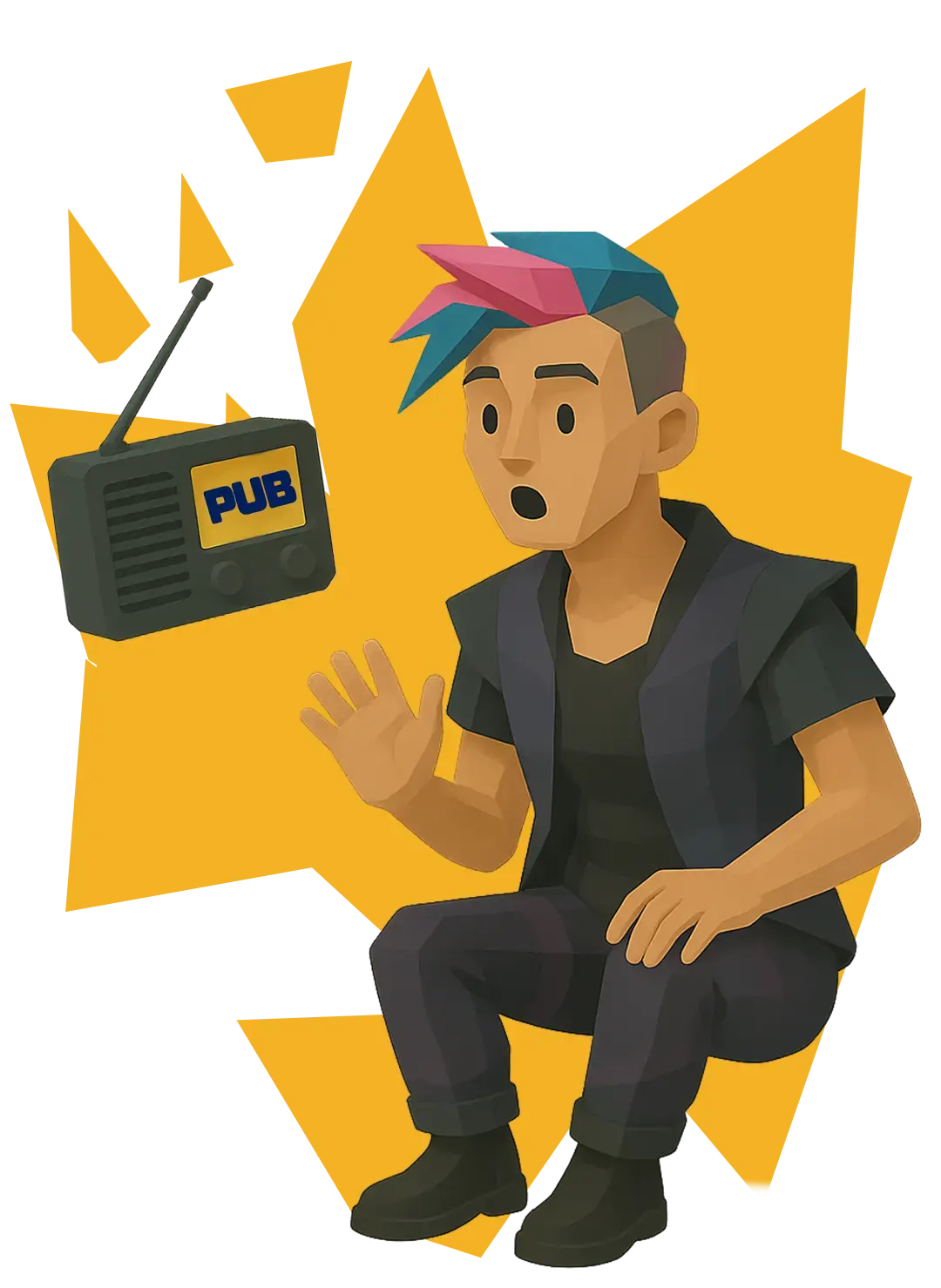 Illustration Voix Off Publicité