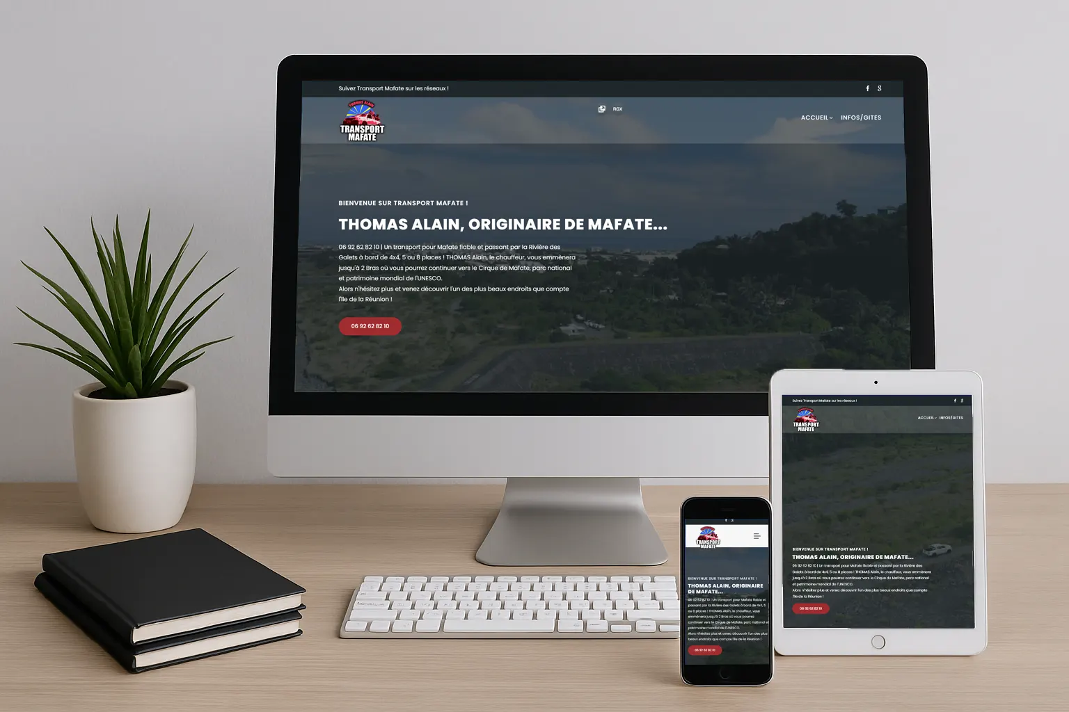 Web design réalisé